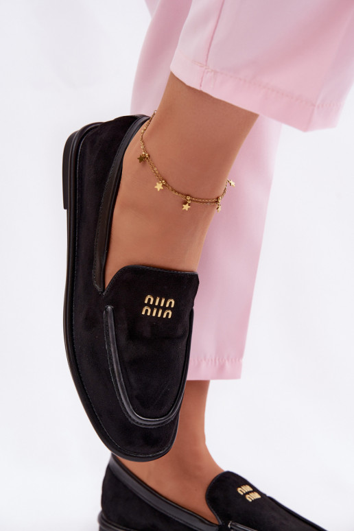 isósceles mocasines de mujerLamóAką Vinceza 62271 de color negro