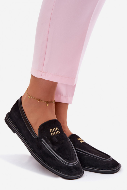 isósceles mocasines de mujerLamóAką Vinceza 62271 de color negro