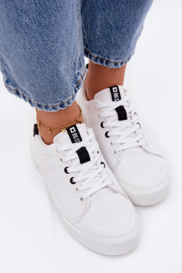 Zapatos de ocio Big Star NN274444 Memory Foam System el color blanco