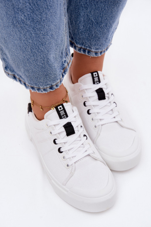 Zapatos de ocio Big Star NN274444 Memory Foam System el color blanco