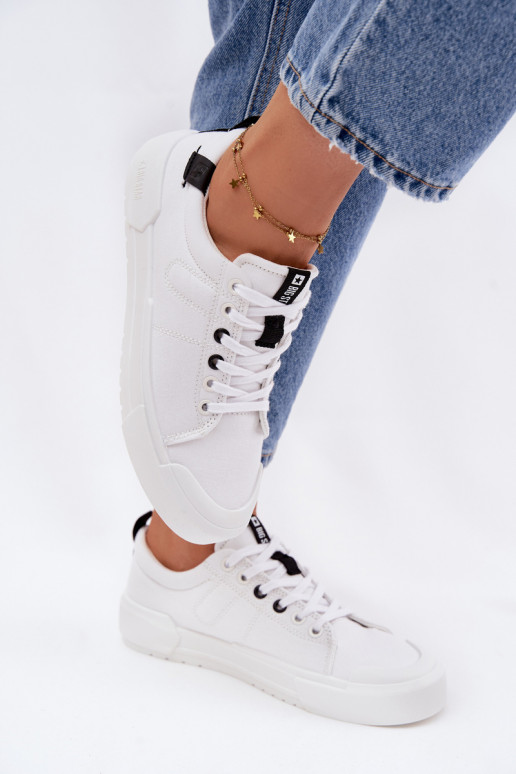 Zapatos de ocio Big Star NN274444 Memory Foam System el color blanco