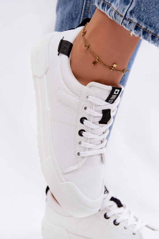 Zapatos de ocio Big Star NN274444 Memory Foam System el color blanco