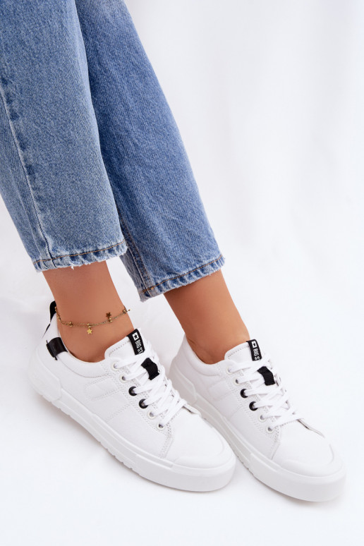 Zapatos de ocio Big Star NN274444 Memory Foam System el color blanco