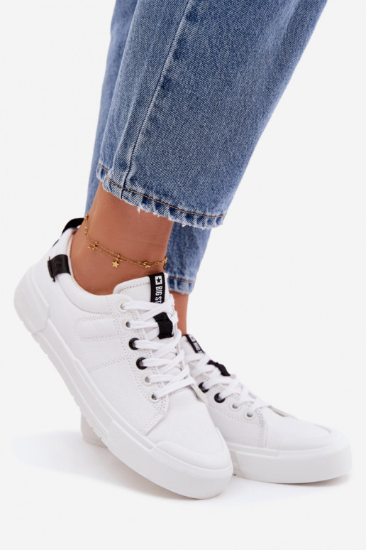 Zapatos de ocio Big Star NN274444 Memory Foam System el color blanco