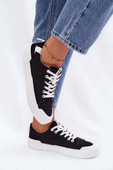 Zapatos casuales Big Star NN274446 Memory Foam System color negro
