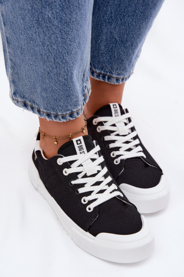 Zapatos casuales Big Star NN274446 Memory Foam System color negro 2