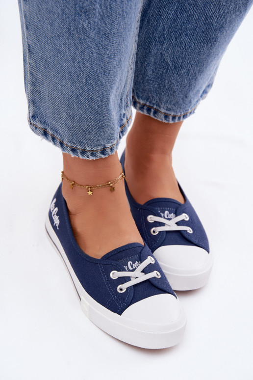 Zapatillas Zapatos de ocio Lee Cooper LCEN-26-31-4355 azul oscuro