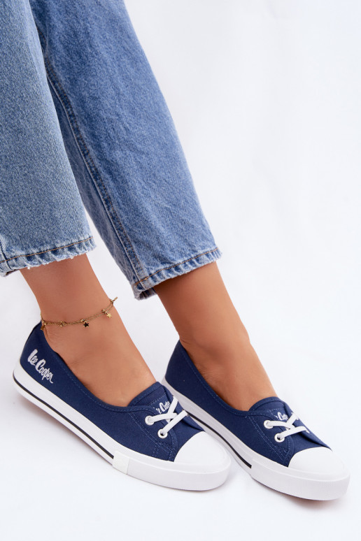Zapatillas Zapatos de ocio Lee Cooper LCEN-26-31-4355 azul oscuro