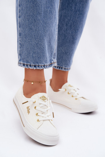Zapatos casuales Lee Cooper LCIN-26-02-4050 blancos 2