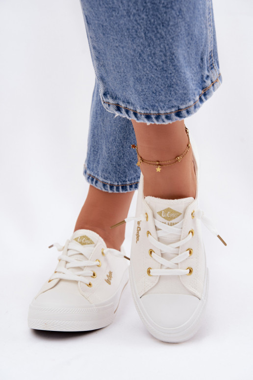 Zapatos de ocio Lee Cooper LCEN-26-02-4050 el color blanco