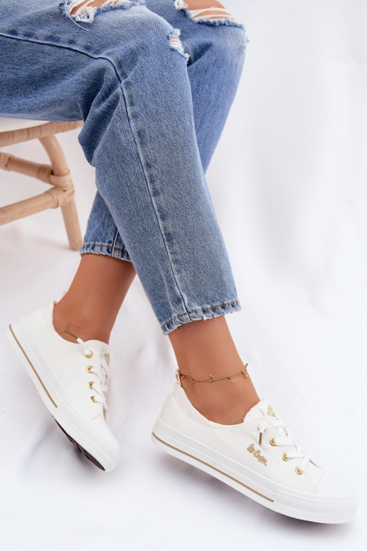 Zapatos de ocio Lee Cooper LCEN-26-02-4050 el color blanco