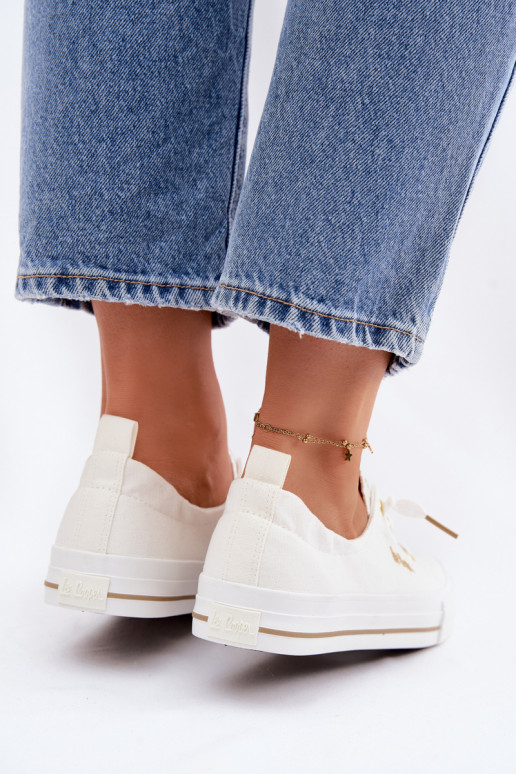 Zapatos de ocio Lee Cooper LCEN-26-02-4050 el color blanco