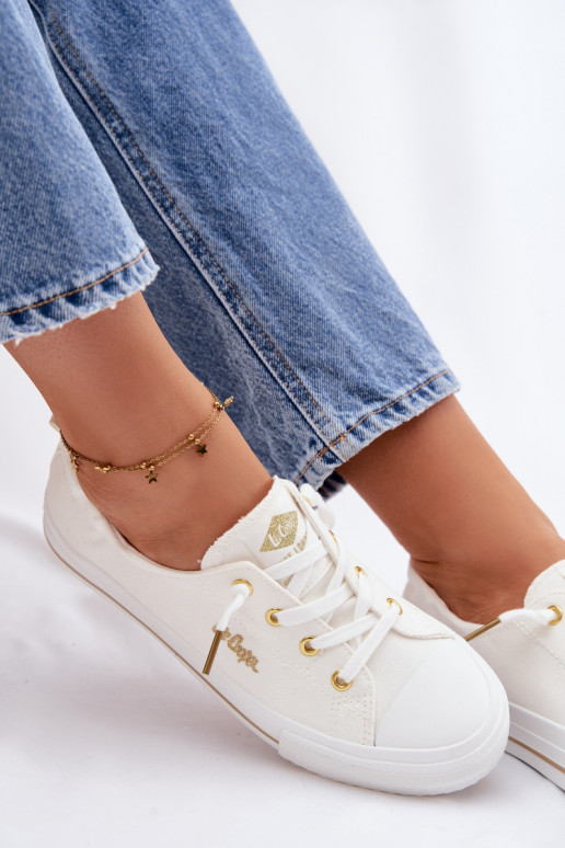 Zapatos de ocio Lee Cooper LCEN-26-02-4050 el color blanco