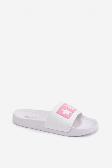 Zapatillas infantiles Big Star TT374A002 color blanco-rosa