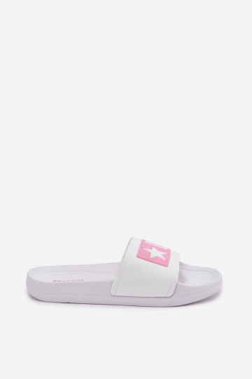 Zapatillas infantiles Big Star TT374A002 color blanco-rosa 2