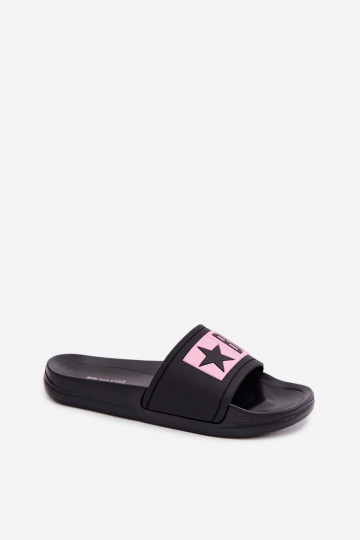 Zapatillas infantiles Big Star TT374A004 color negro-rosa