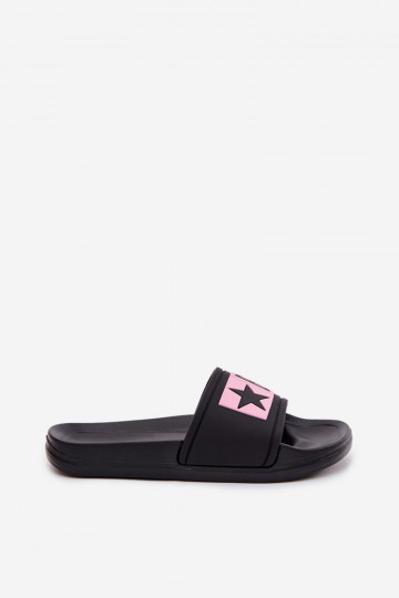 Zapatillas infantiles Big Star TT374A004 color negro-rosa 2