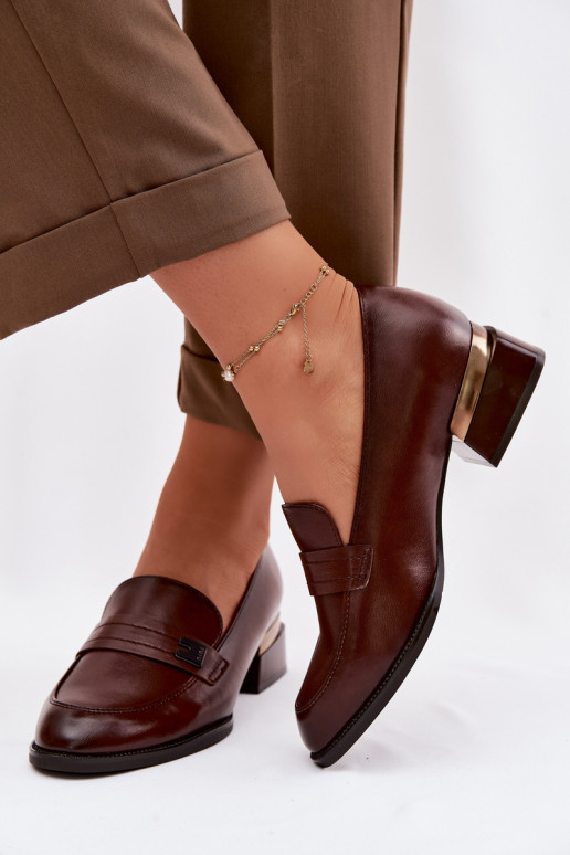 zapatos Femenino reloj Vinceza 58625 color marrón