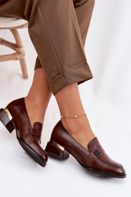 zapatos Femenino reloj Vinceza 58625 color marrón