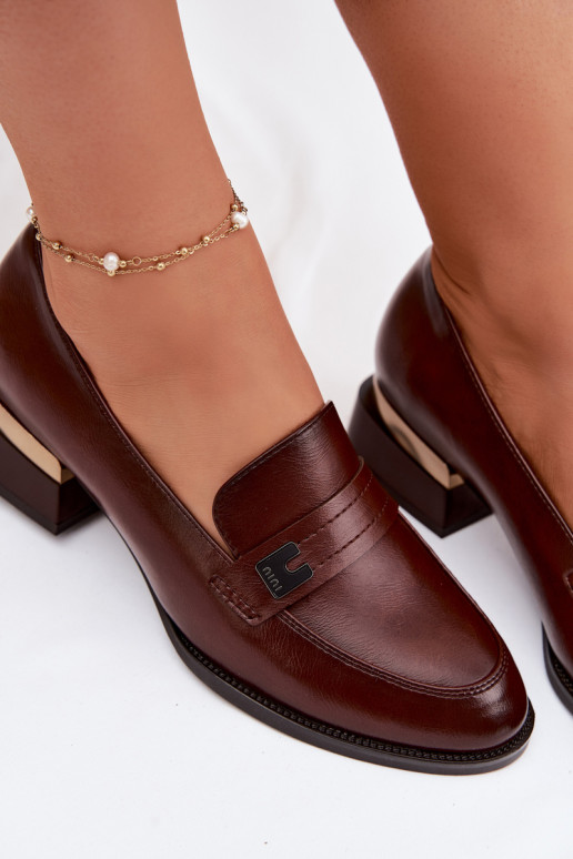 zapatos Femenino reloj Vinceza 58625 color marrón