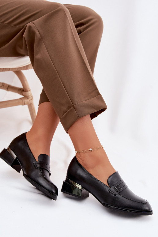 zapatos Femenino reloj Vinceza 58625 de color negro