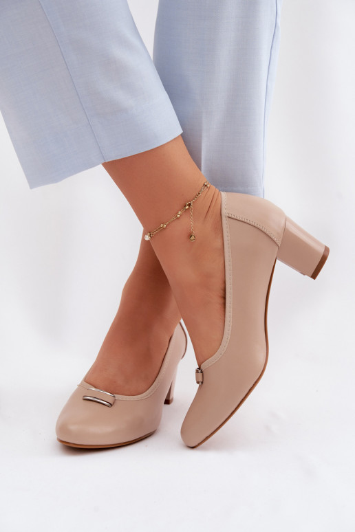 Zapatos con tacones Vinceza 58622 beige