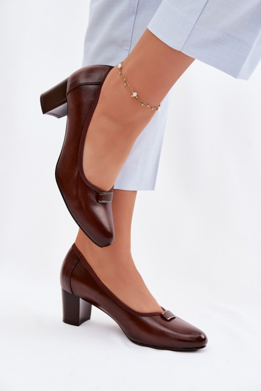 Zapatos con tacones Vinceza 58622 color marrón