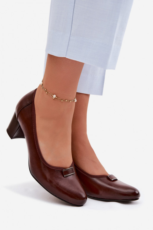 Zapatos con tacones Vinceza 58622 color marrón