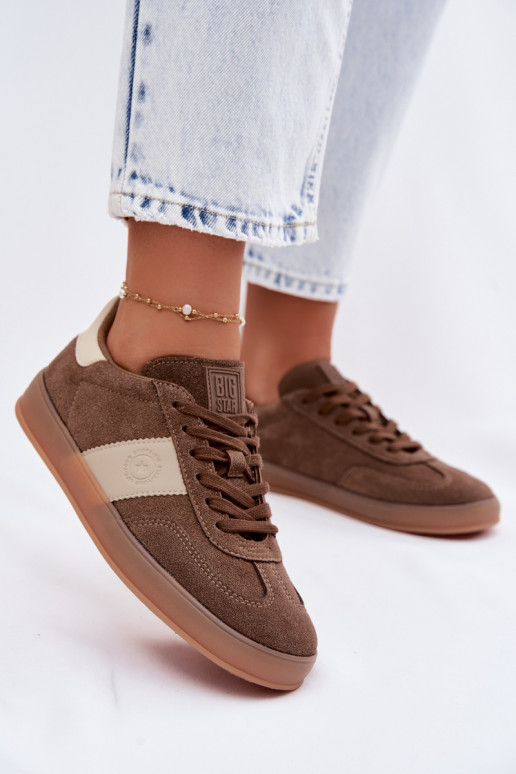 Zapatillas modelo zapatos. Femenino Big Star TT274116 color marrón