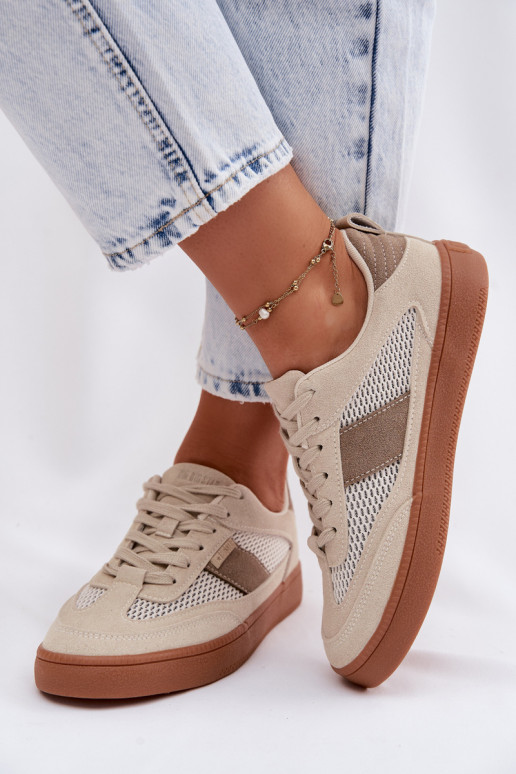 Zapatillas modelo zapatos. Femenino Big Star TT274759 beige