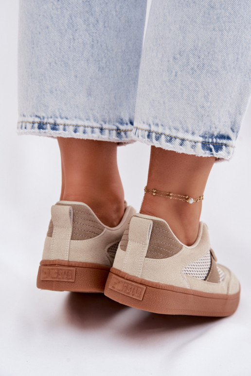 Zapatillas modelo zapatos. Femenino Big Star TT274759 beige