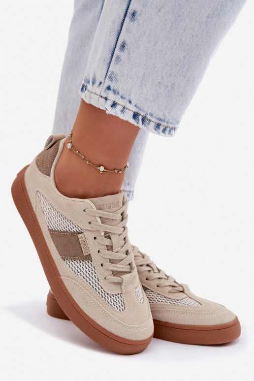 Zapatillas modelo zapatos. Femenino Big Star TT274759 beige