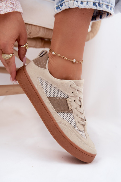 Zapatillas modelo zapatos. Femenino Big Star TT274759 beige