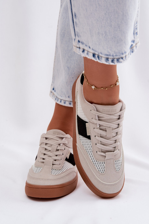 Zapatillas modelo zapatos. Femenino Big Star TT274758 color gris