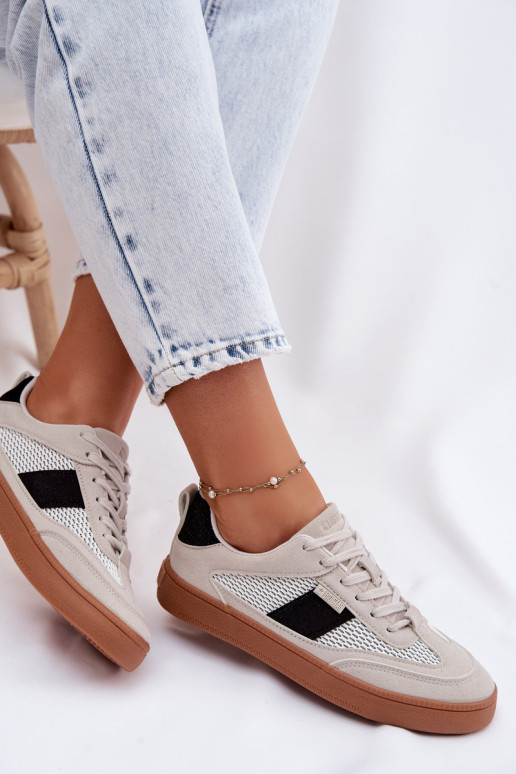 Zapatillas modelo zapatos. Femenino Big Star TT274758 color gris