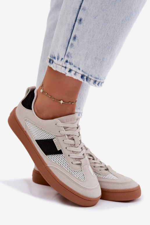 Zapatillas modelo zapatos. Femenino Big Star TT274758 color gris