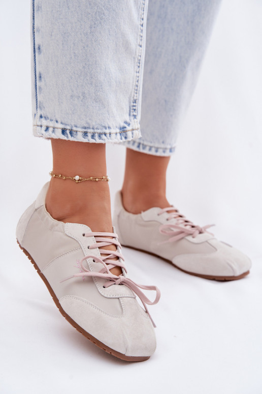 de gamuza Zapatillas modelo zapatos. Mujer baja Big Star TT274599 beige