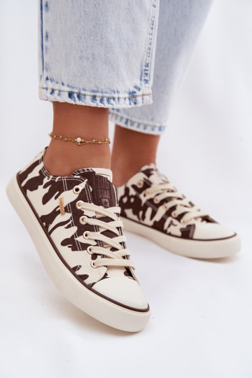 Zapatos bajos de ocio para mujer Big Star TT274771 con estampado floral 2