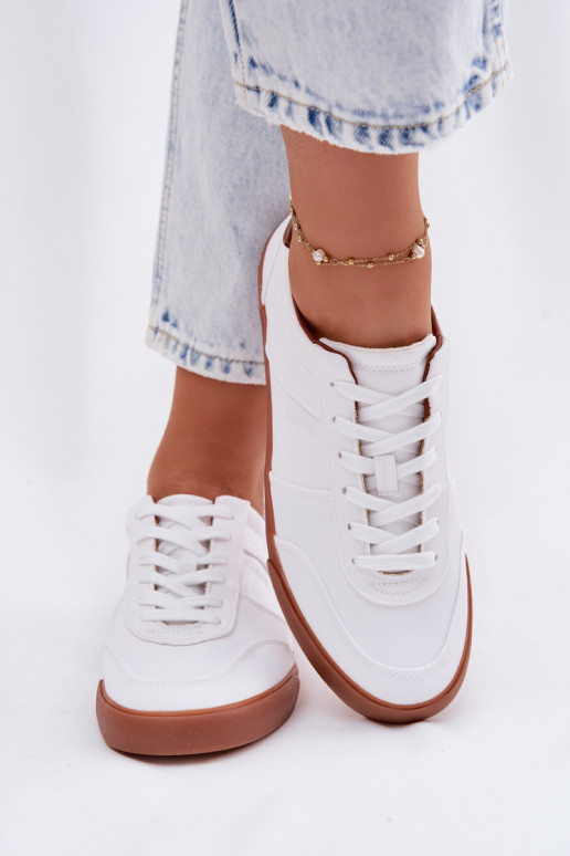 Zapatillas modelo zapatos. Femenino Big Star TT274366 el color blanco