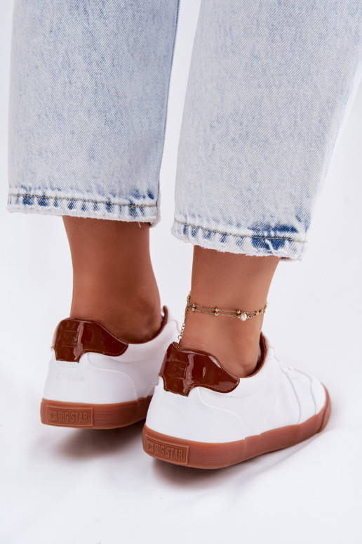 Zapatillas modelo zapatos. Femenino Big Star TT274366 el color blanco