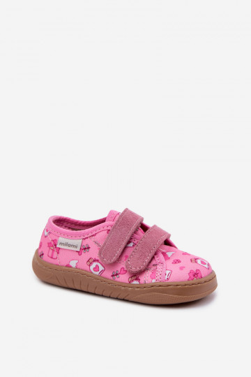 Chanclas infantiles de piscina Milami color rosa Saphira