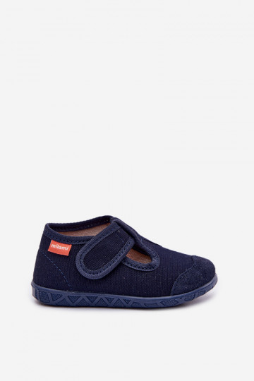 Zapatillas Milami para niños con cierres adhesivos color azul oscuro Jasimrra 2