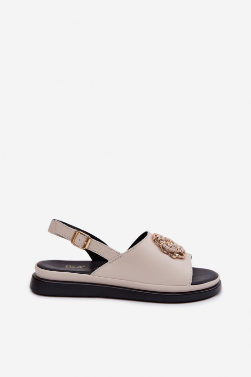 Sandalias de mujer Femenino Con decoraciones Detalem D&A GR61-5937 beige