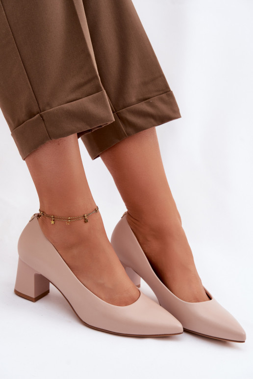 Zapatos con tacones Sergio Leone PB413 KremoAy color rosa