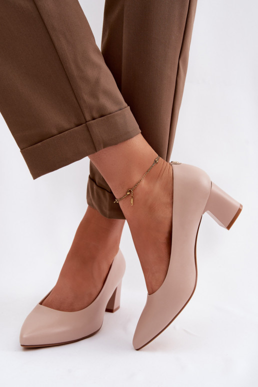 Zapatos con tacones Sergio Leone PB413 KremoAy color rosa