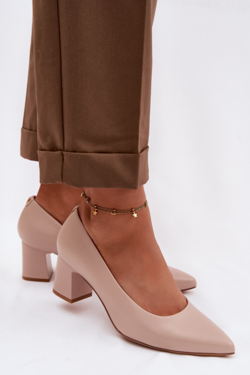 Zapatos con tacones Sergio Leone PB413 KremoAy color rosa