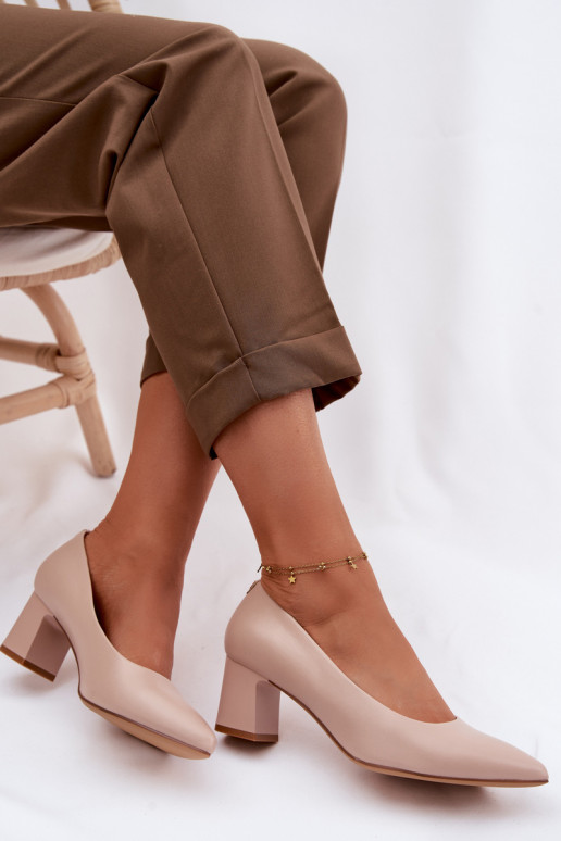 Zapatos con tacones Sergio Leone PB413 KremoAy color rosa