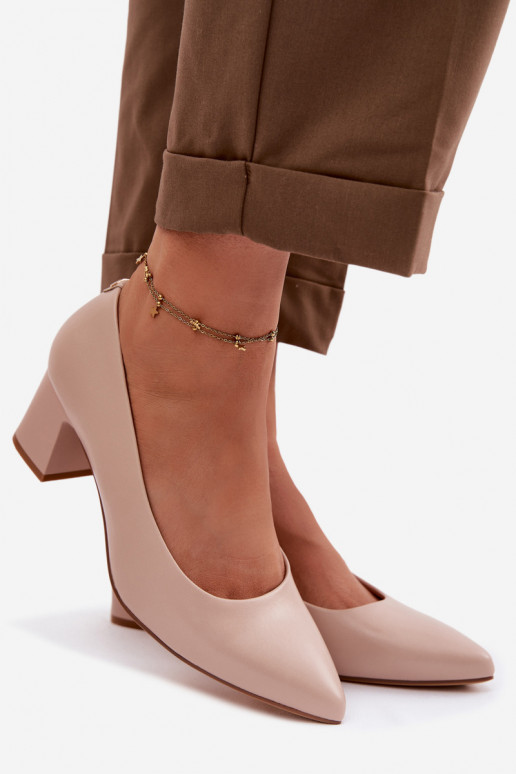 Zapatos con tacones Sergio Leone PB413 KremoAy color rosa