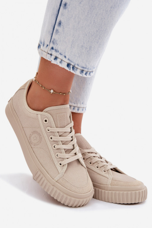 Bajo Zapatos de ocio Big Star TT274106 beige