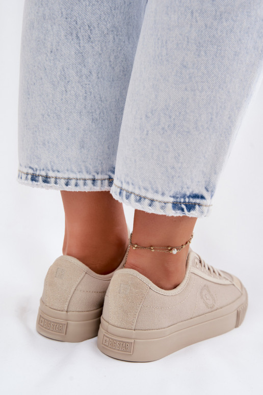 Bajo Zapatos de ocio Big Star TT274106 beige